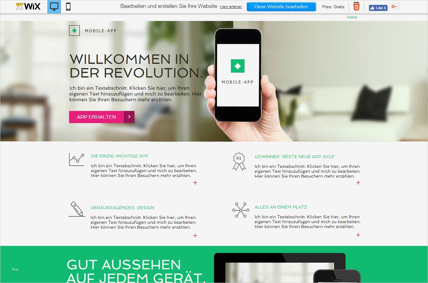 Landing Page Vorlage Großartig so Erstellen Sie Mit Wenigen Klicks Eine Landing Page Bei