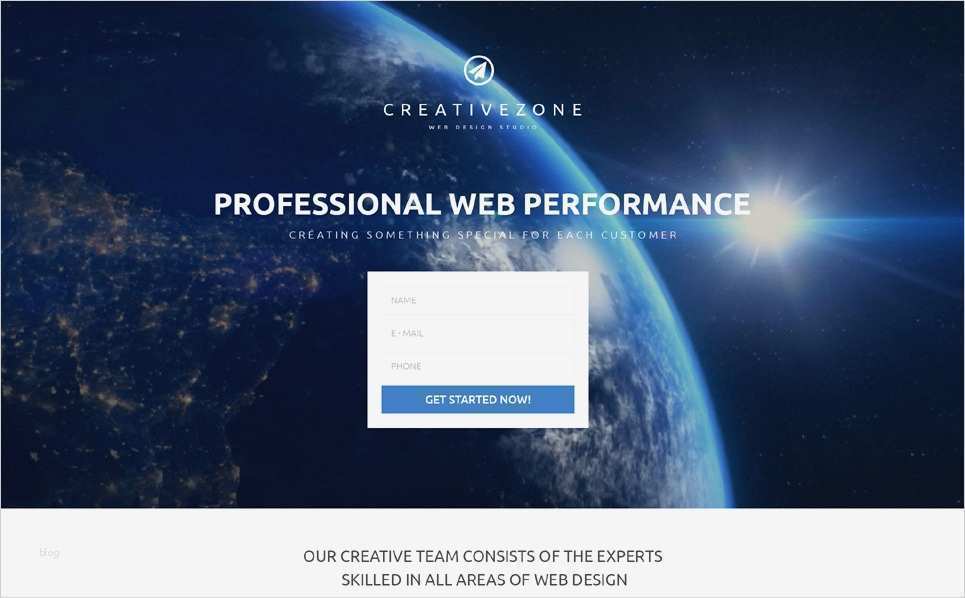 Landing Page Vorlage Neu Landing Page Template Für Designstudio