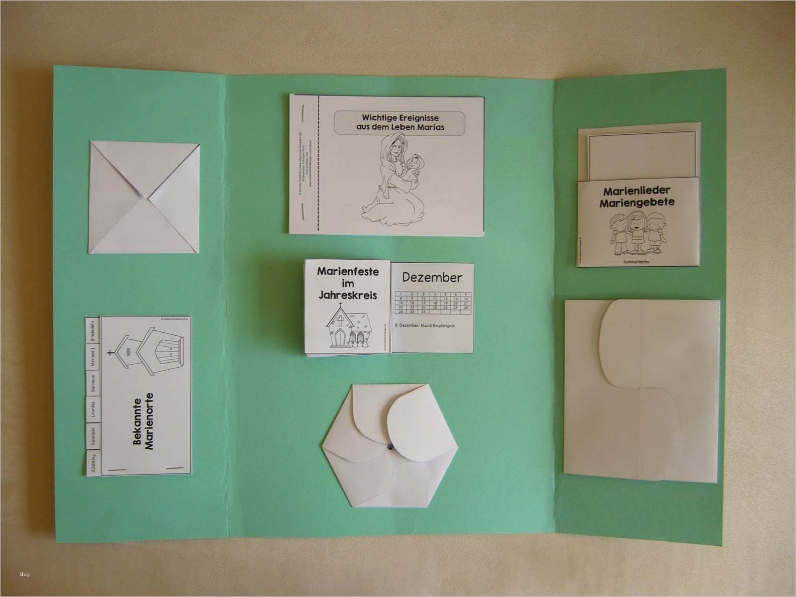 Lapbook Vorlagen Erstaunlich Ideenreise Vorlagen Für Ein Marienlapbook