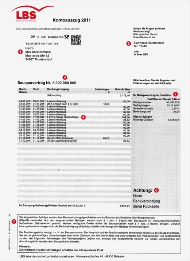 Lbs Kündigung Vorlage Erstaunlich Informationen Zum Kontoauszug