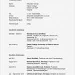 Lebenslauf Auf Englisch Vorlage Kostenlos Süß Lebenslauf 1