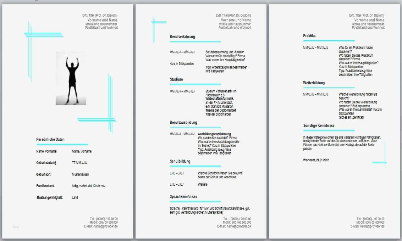 Lebenslauf Design Vorlage Kostenlos Schön Lebenslauf Vorlage Muster Beispiel En Kostenlos