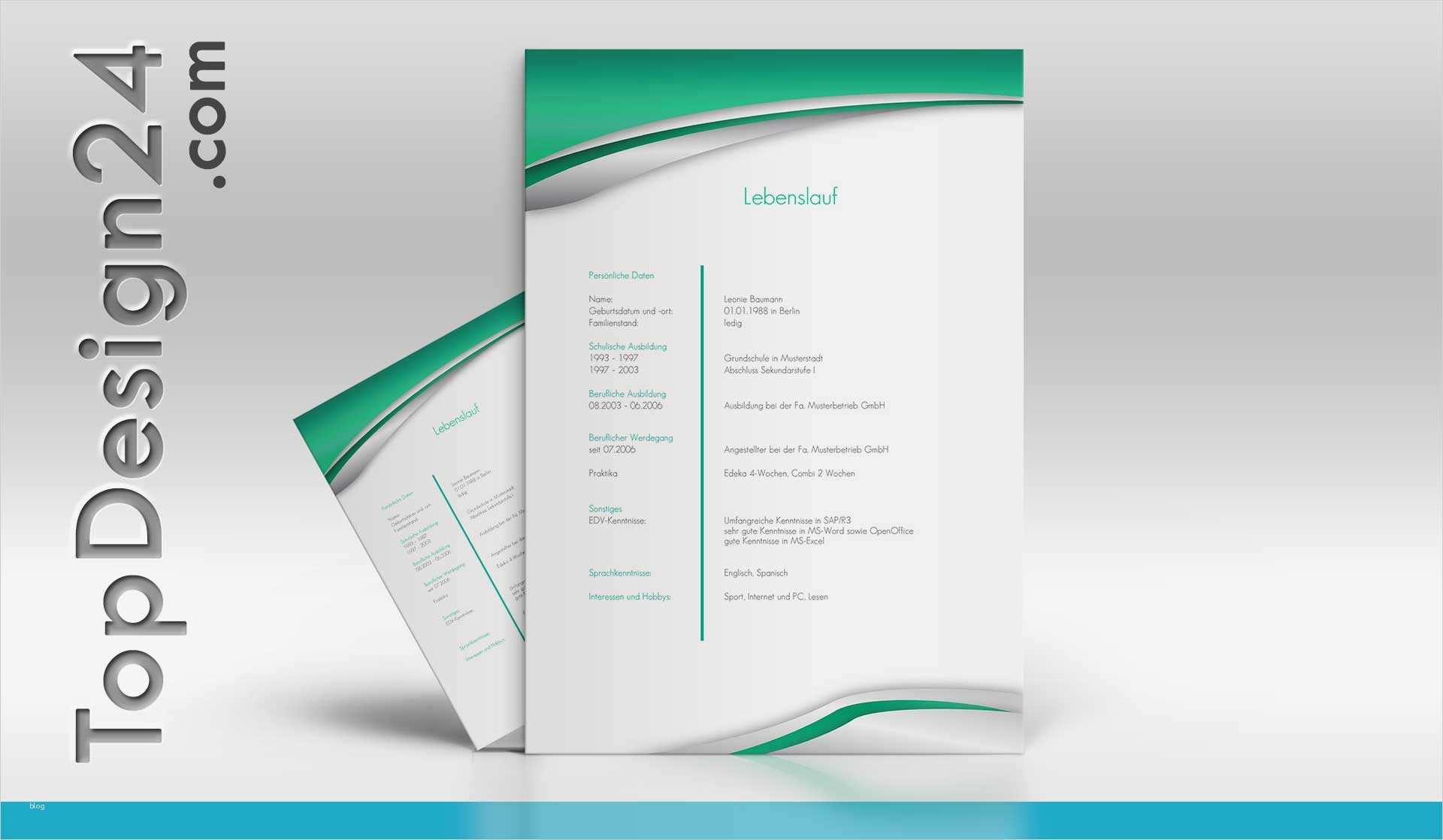 Lebenslauf Design Vorlage Kostenlos Schönste Bewerbung Lebenslauf Muster Bewerbung Muster