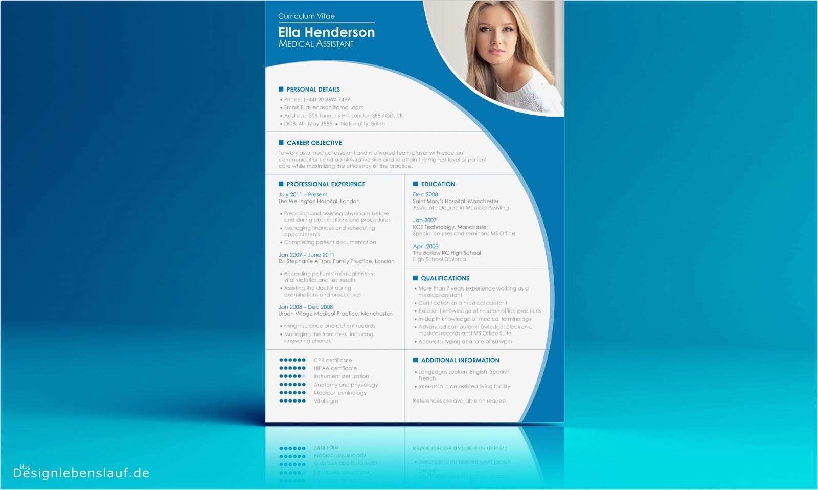 Lebenslauf Englisch Vorlage Schön Curriculum Vitae English – Templates for A Job Application