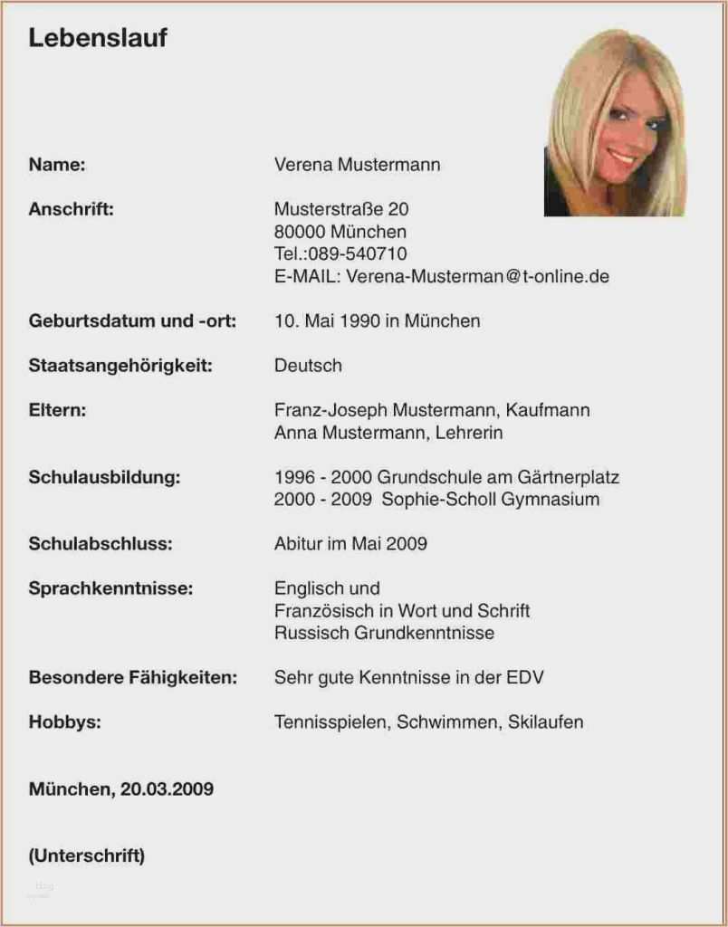 Lebenslauf Informatiker Vorlage Luxus 52 Best Lebenslauf Vorlage Frau Mit Kind Vorräte