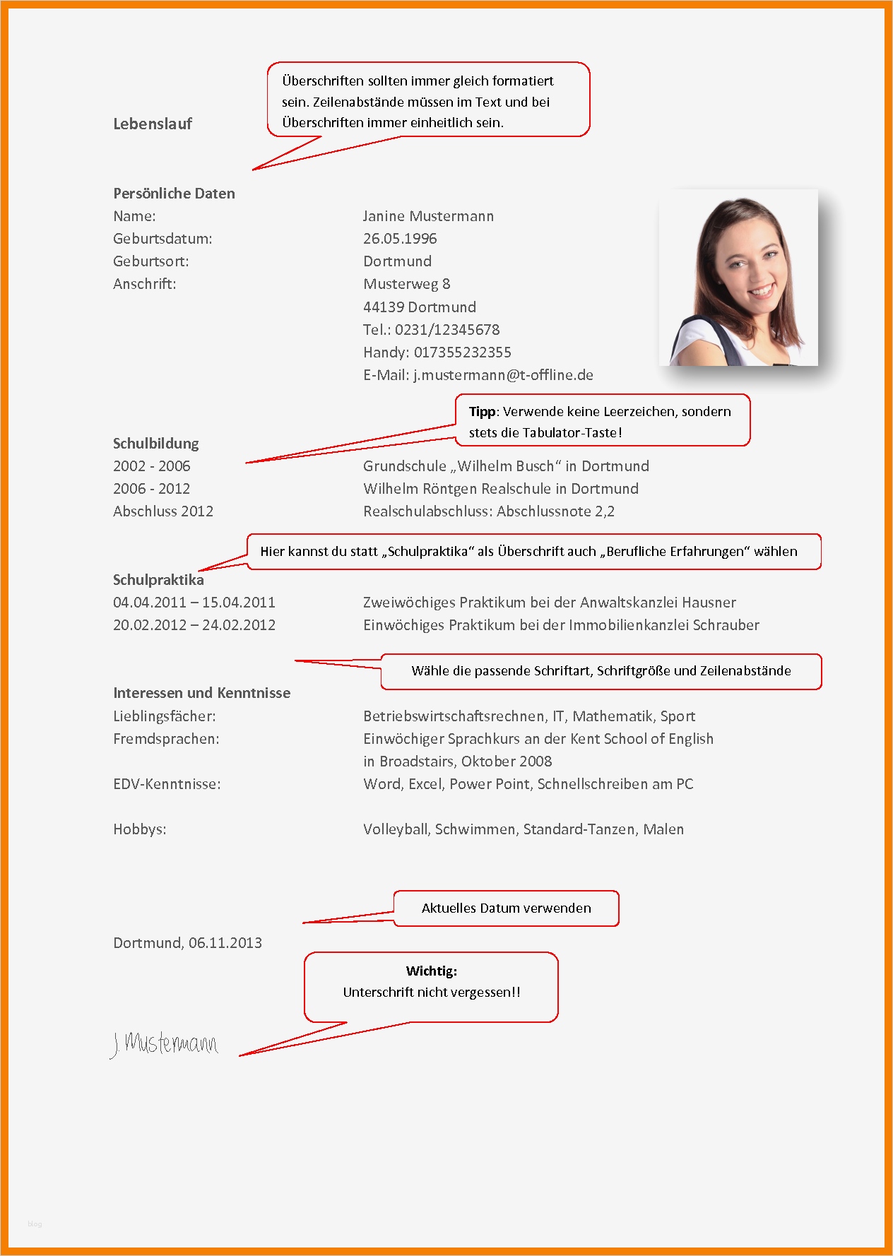 Lebenslauf Kurz Vorlage Erstaunlich 9 Lebenslauf Vorlage Scüler