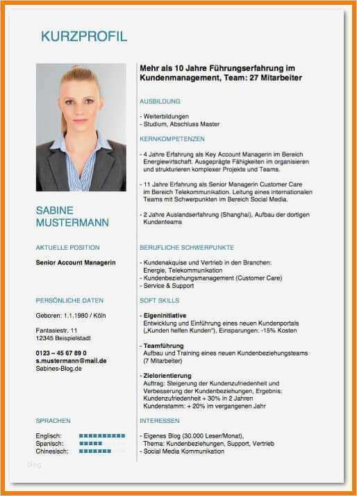 Lebenslauf Muster Vorlage Word Schön 5 Guter Lebenslauf Vorlage