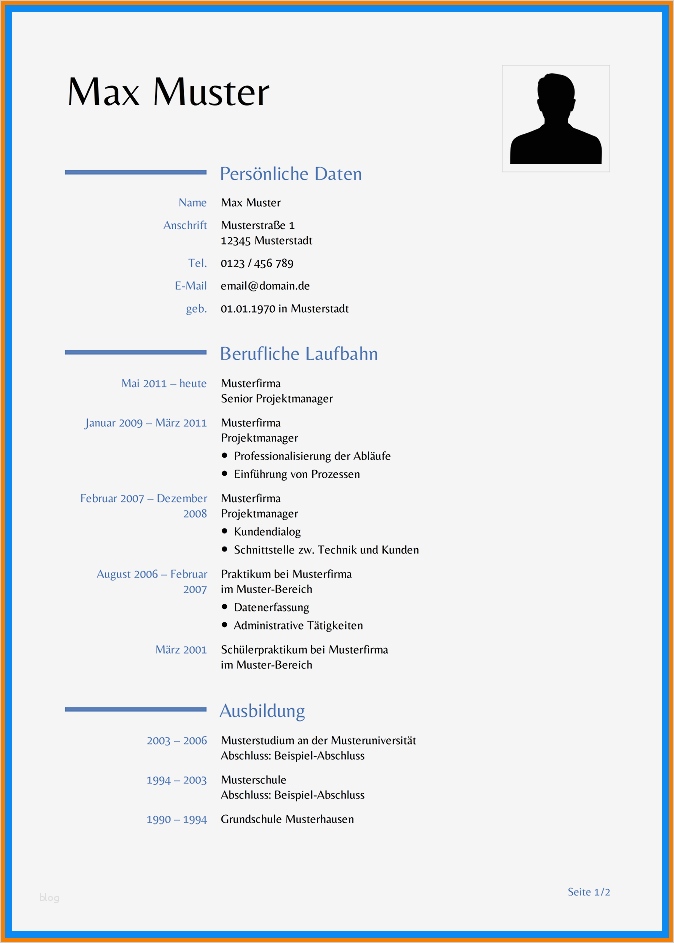 Lebenslauf Powerpoint Vorlage Erstaunlich 10 Tabellarischer Lebenslauf Vorlage
