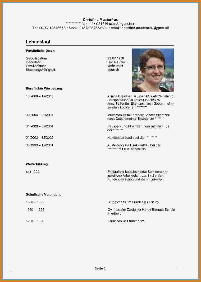 Lebenslauf Schreiben Vorlage Bewundernswert 12 Lebenslauf 2015