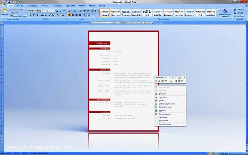 Lebenslauf Vorlage 2016 Inspiration Bewerbung Lebenslauf Als Vorlage Mit Anschreiben
