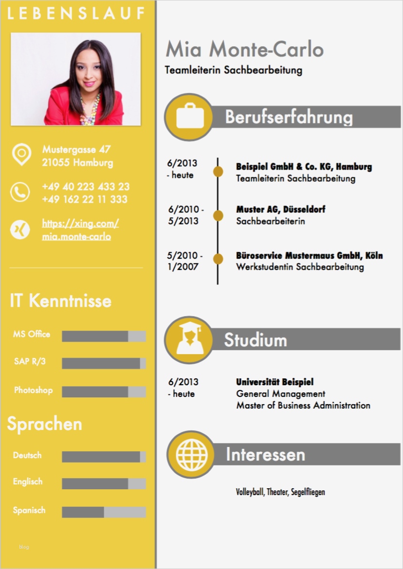 Lebenslauf Vorlage 2017 Kostenlos Downloaden Fabelhaft Lebenslauf Muster 4 Gelb Kostenlos En