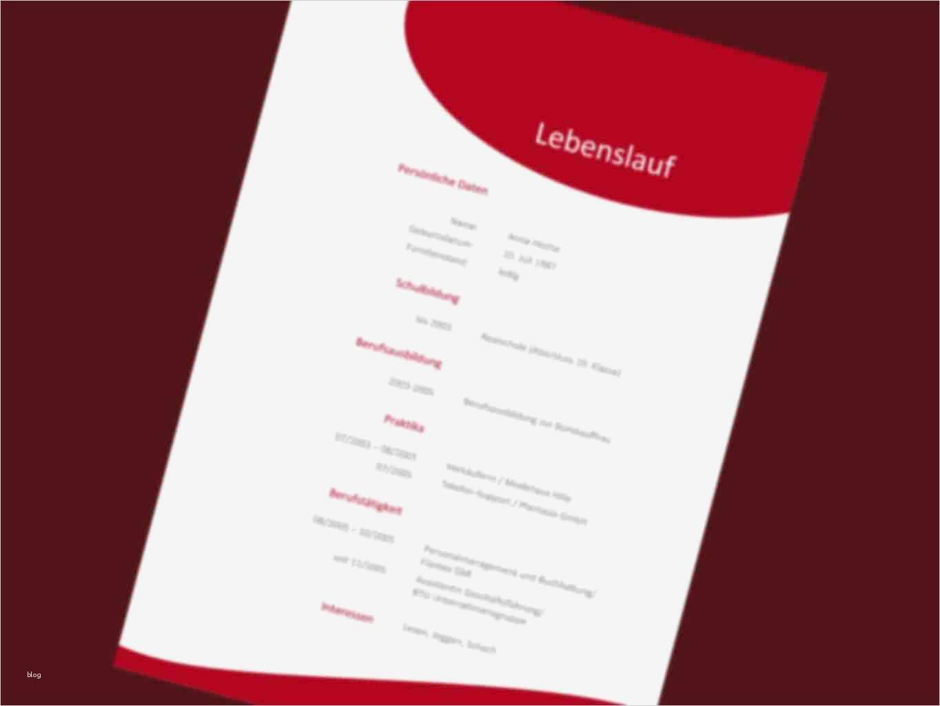 Lebenslauf Vorlage Bewerbung Luxus Bewerbung Als Muster