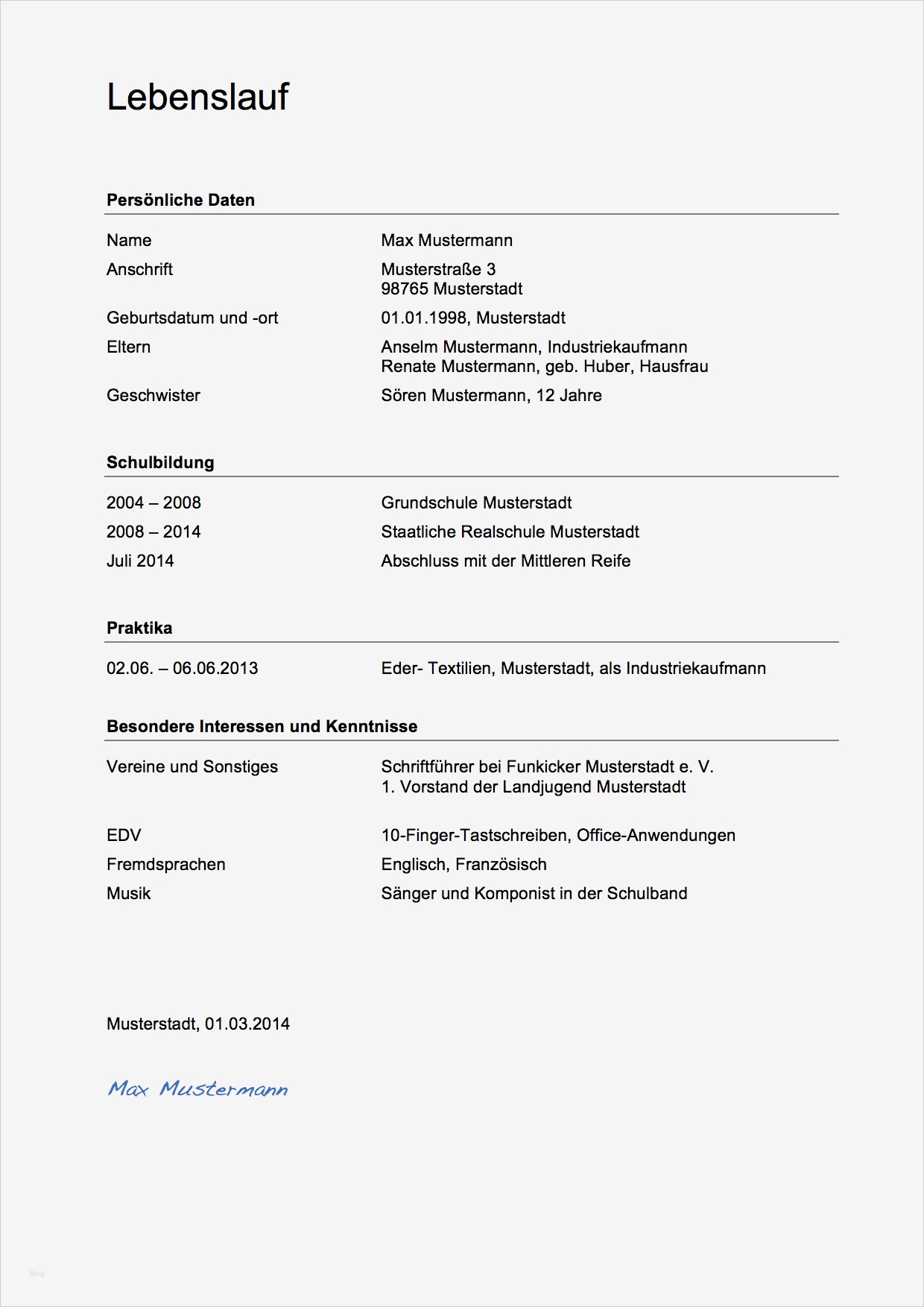 Lebenslauf Vorlage Din 5008 Kostenlos Einzigartig Lebenslauf