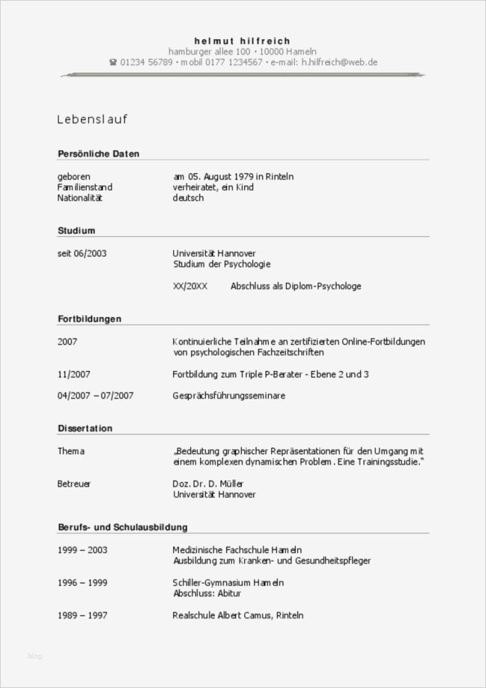 Lebenslauf Vorlage Duales Studium Fabelhaft Bewerbung Studium Muster Studium Bewerbung
