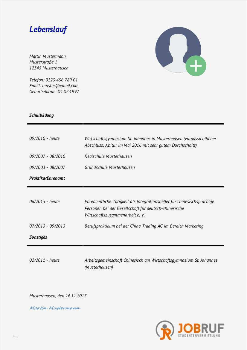 Lebenslauf Vorlage Duales Studium Großartig Lebenslauf Für Ein Duales Studium