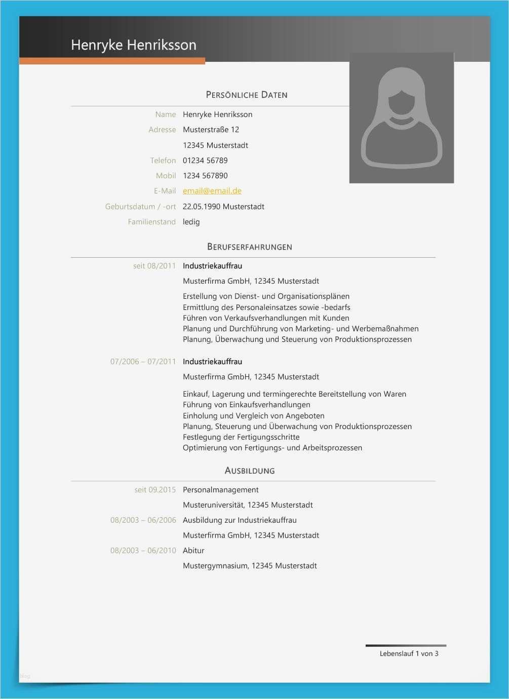 Lebenslauf Vorlage Duales Studium Hübsch Lebenslauf Studium Lebenslauf