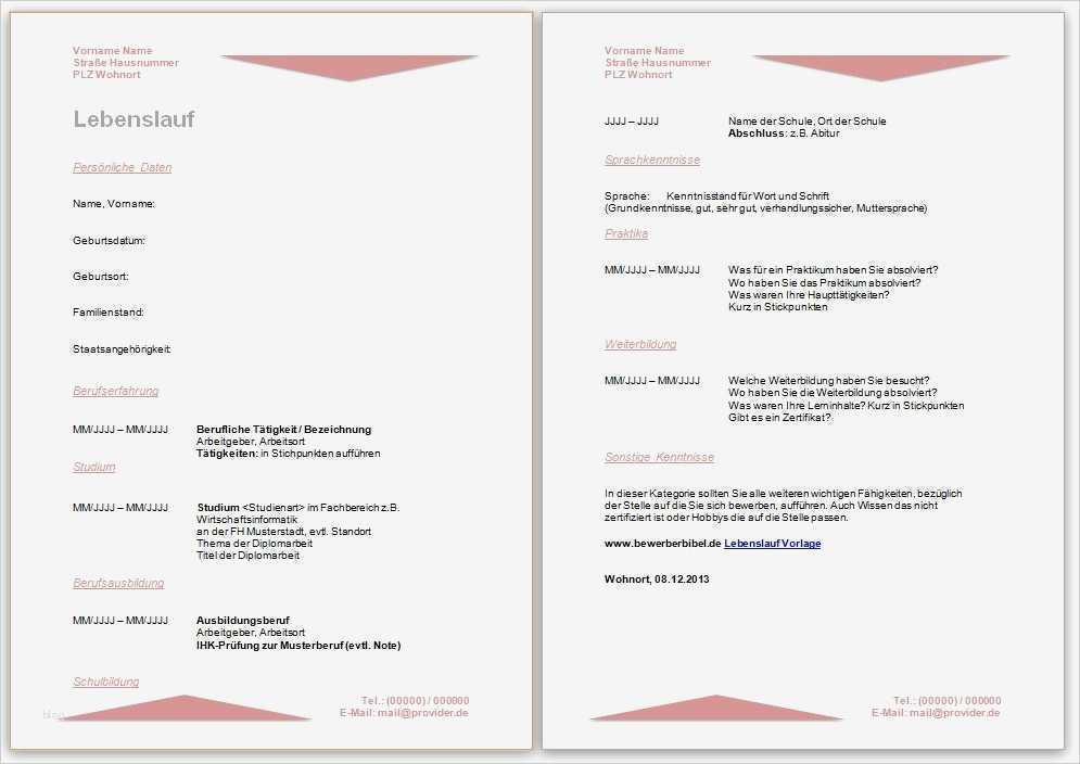 Lebenslauf Vorlage Kostenlos Download Bewundernswert Lebenslauf Beispiel Vorlage Und Muster