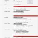 Lebenslauf Vorlage Kostenlos Download Cool Lebenslauf Vorlage In Rot Und Klassischem Aufbau In