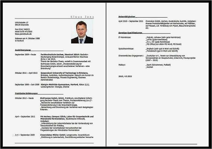 Lebenslauf Vorlage Manager Erstaunlich Lebenslauf Muster Als Vorlage