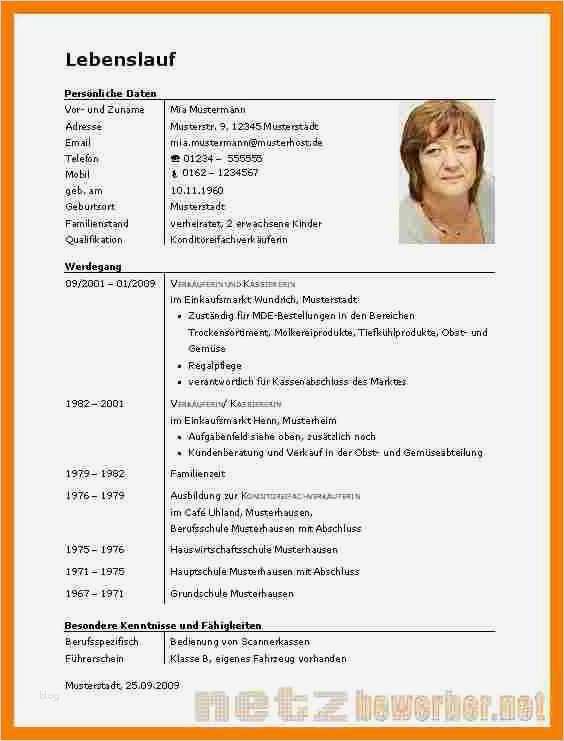 Lebenslauf Vorlage Mit Kind Elegant 10 Lebenslauf Mit Kind
