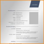 Lebenslauf Vorlage Modern Word Fabelhaft 10 Lebenslauf Vorlage Modern