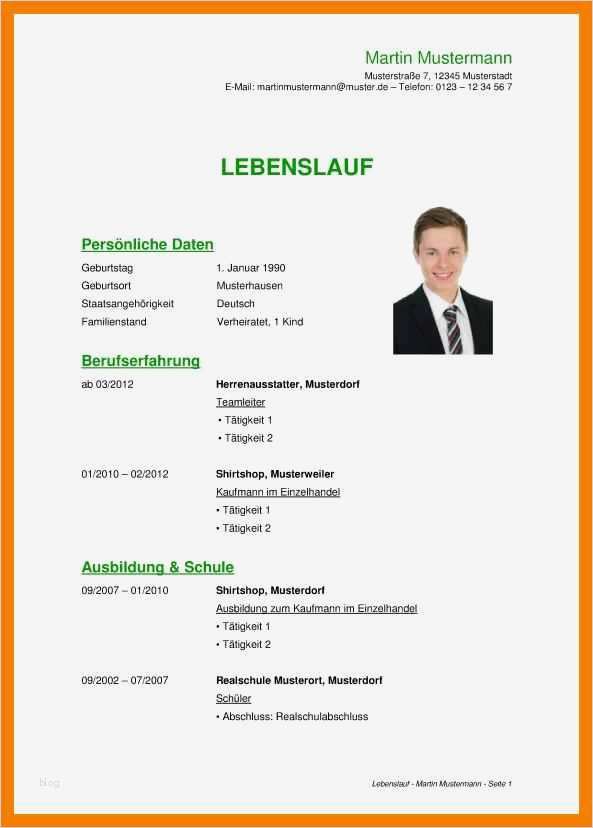 Lebenslauf Vorlage Openoffice Best Of 8 Lebenslaufmuster