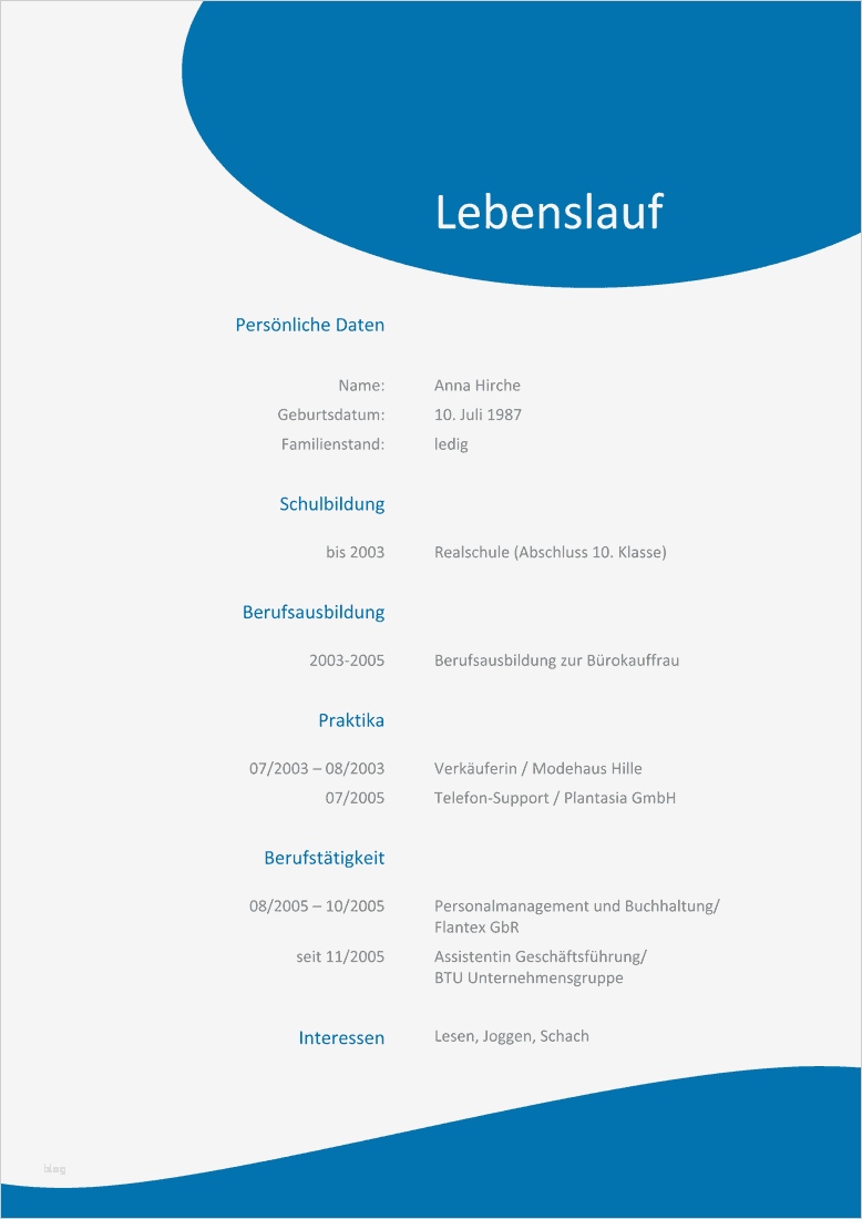 Lebenslauf Vorlage Openoffice Genial Bewerbung Als Muster