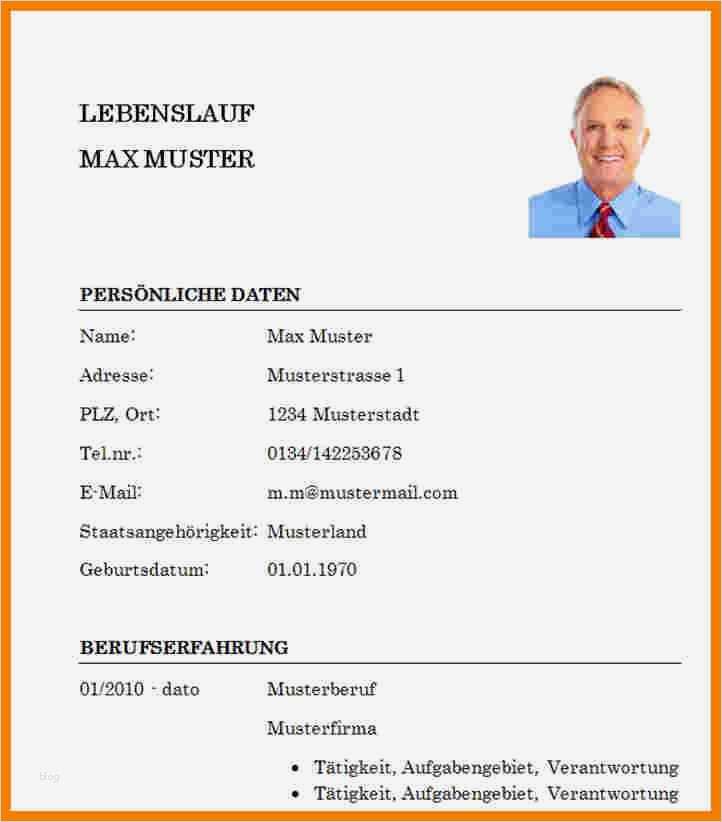 Lebenslauf Vorlage Pdf Erstaunlich 12 Lebenslauf Pdf