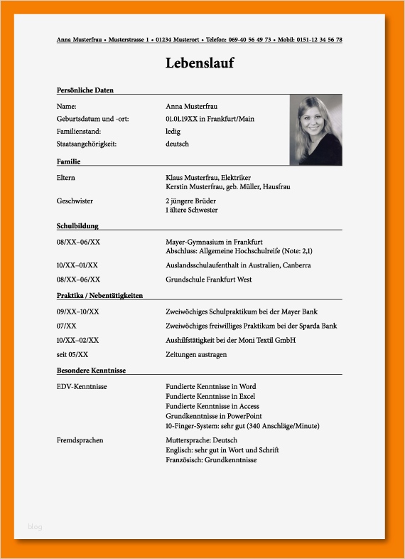 Lebenslauf Vorlage Schülerpraktikum Inspiration 6 Lebenslauf Schülerpraktikum 9 Klasse