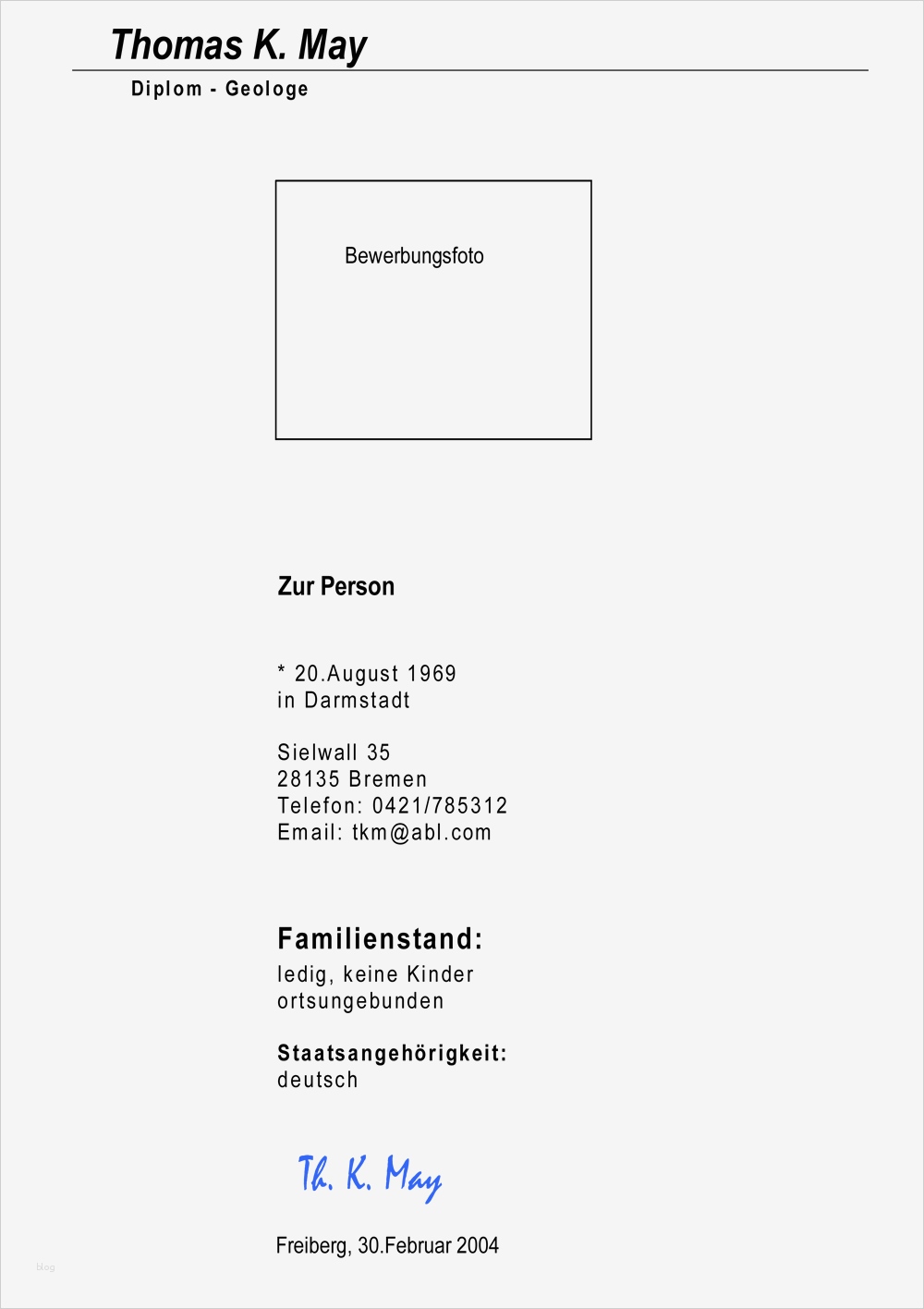 Lebenslauf Vorlage Unterschrift Neu 1x1 Der Lebenslauf