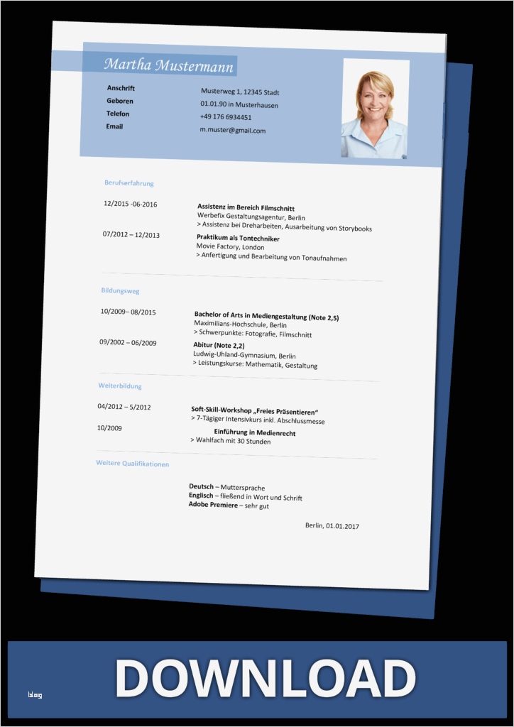 Lebenslauf Vorlage Word Wunderbar Lebenslauf Vorlagen Kostenlos En Als Word Dateien