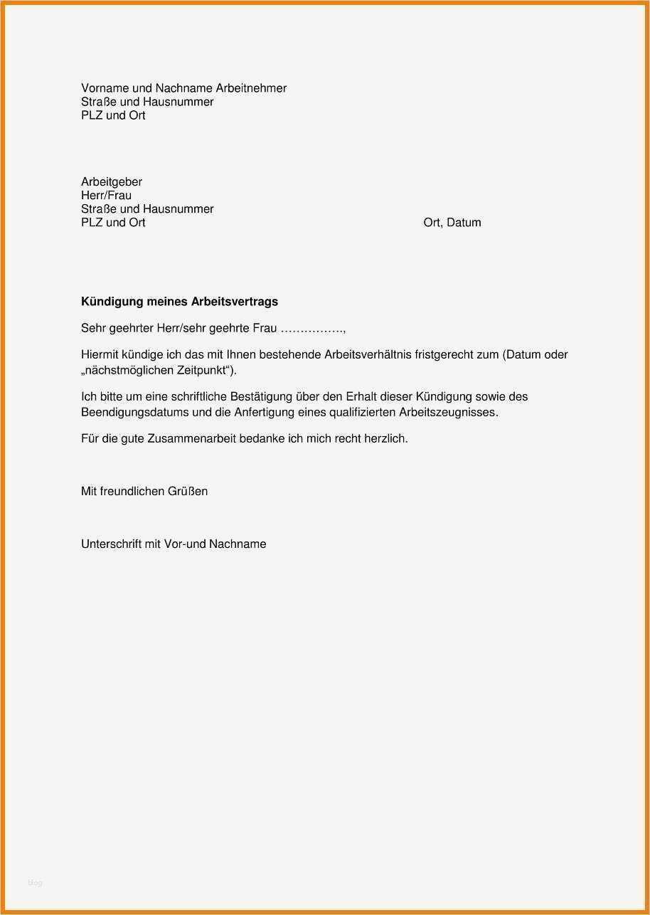 Lebensversicherung Kündigen Vorlage Cool 9 ündigung Muster