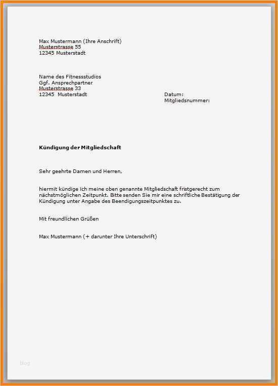 Lebensversicherung Kündigen Vorlage Einzigartig 11 Vorlage Kündigung