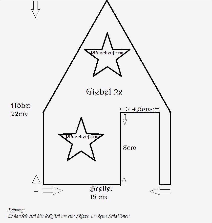 Lebkuchenhaus Vorlage Zum Ausdrucken Angenehm Rezept Lebkuchenhaus Hexenhaus Knusperhäuschen