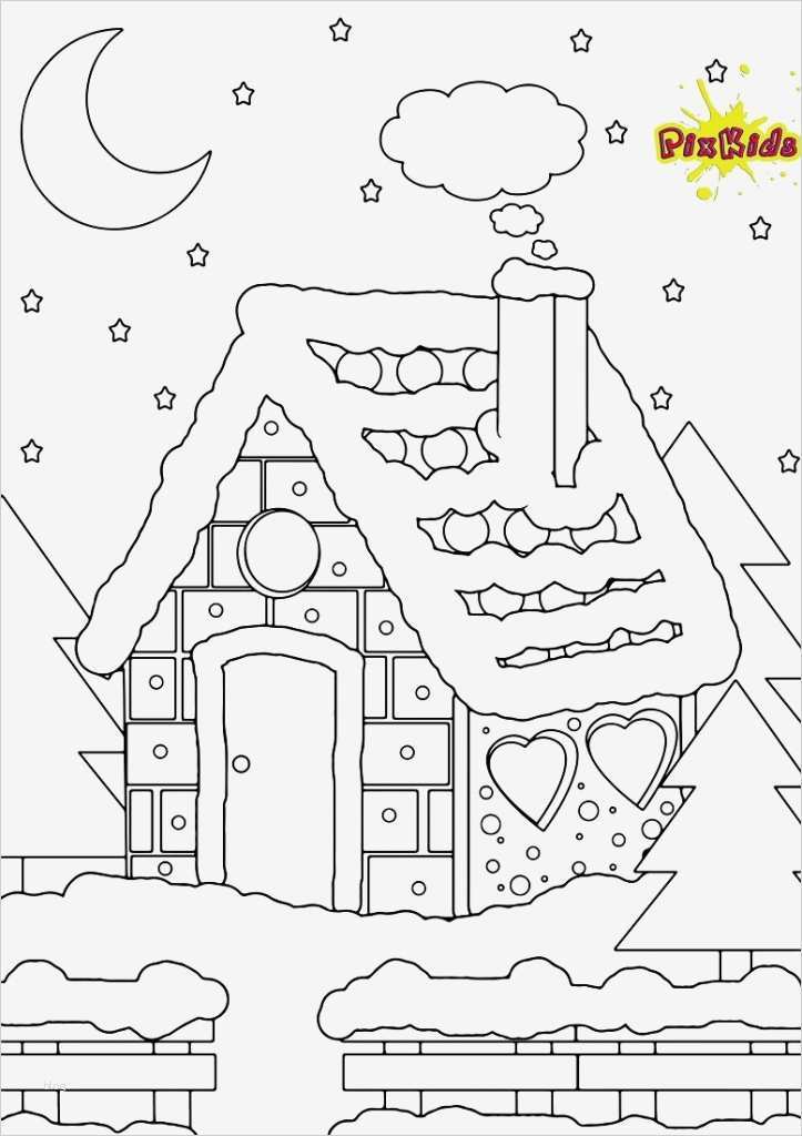 Lebkuchenhaus Vorlage Zum Ausdrucken Inspiration Ausmalbild Lebkuchenhaus Kostenlose Malvorlage