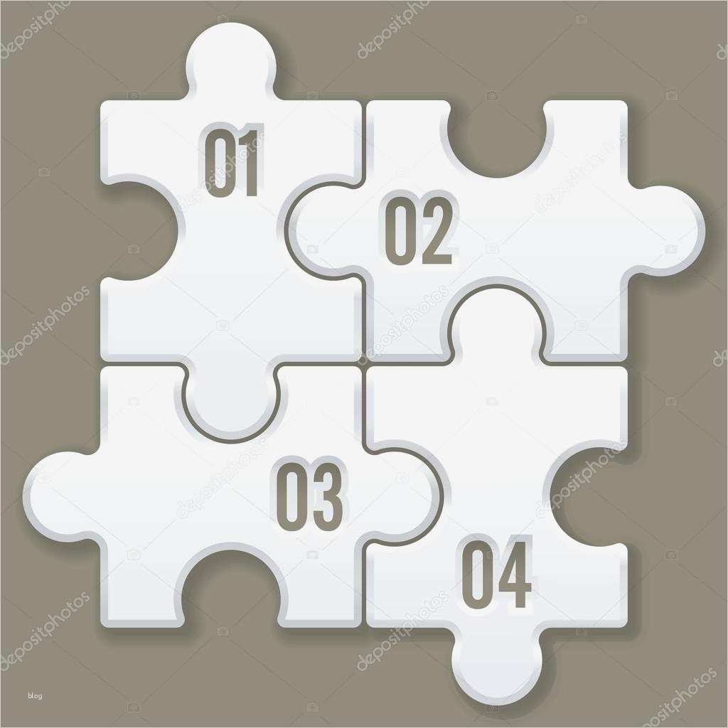 Leeres Puzzle Vorlage Beste Moderne Puzzle Vorlage — Stockvektor © Lajo 2