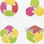Leeres Puzzle Vorlage Schön Teilabschnitt Vektorgrafiken Und Illustrationen