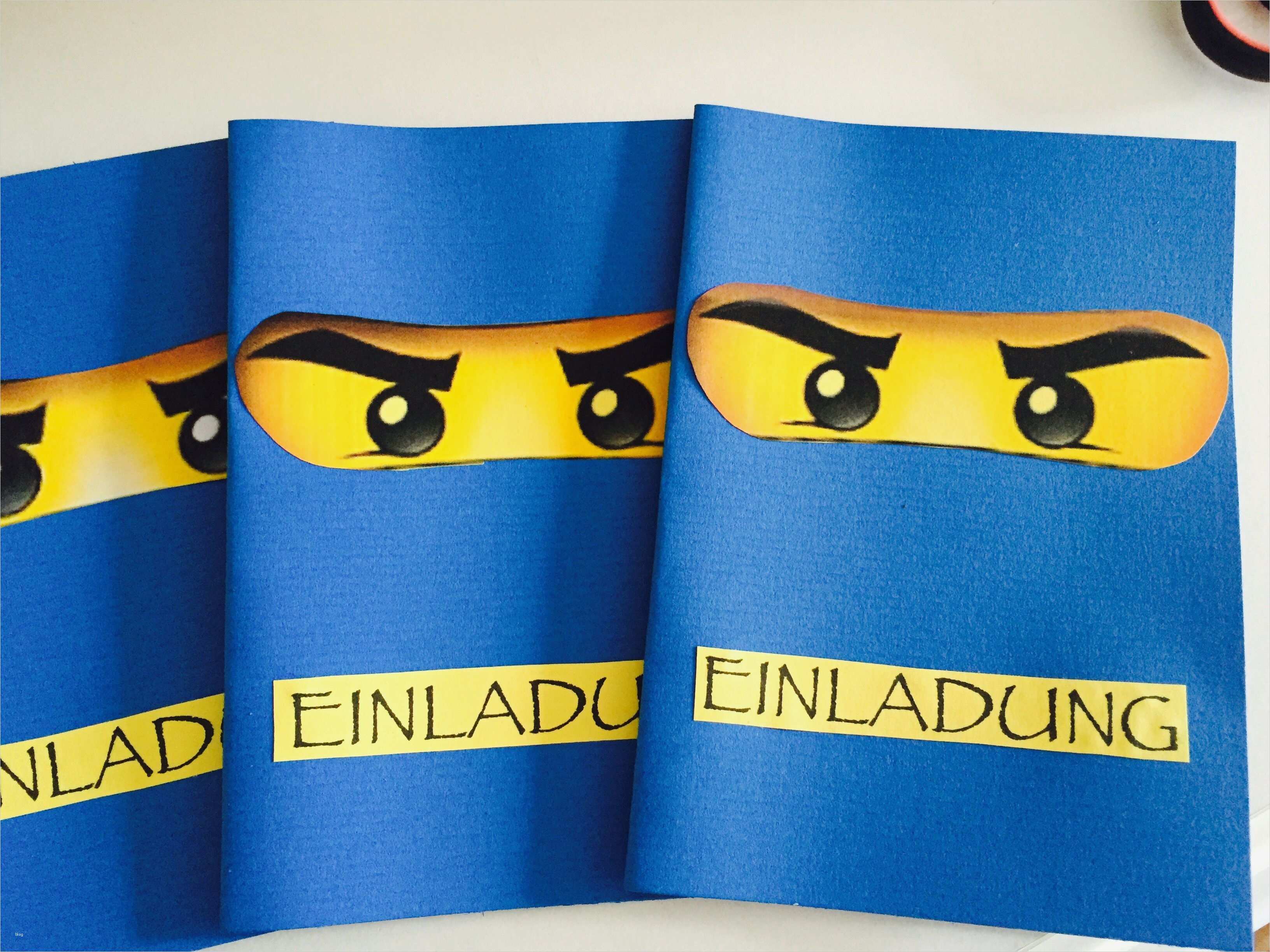 Lego Einladungskarten Vorlage Elegant Ninjago Einladungskarten Drucken