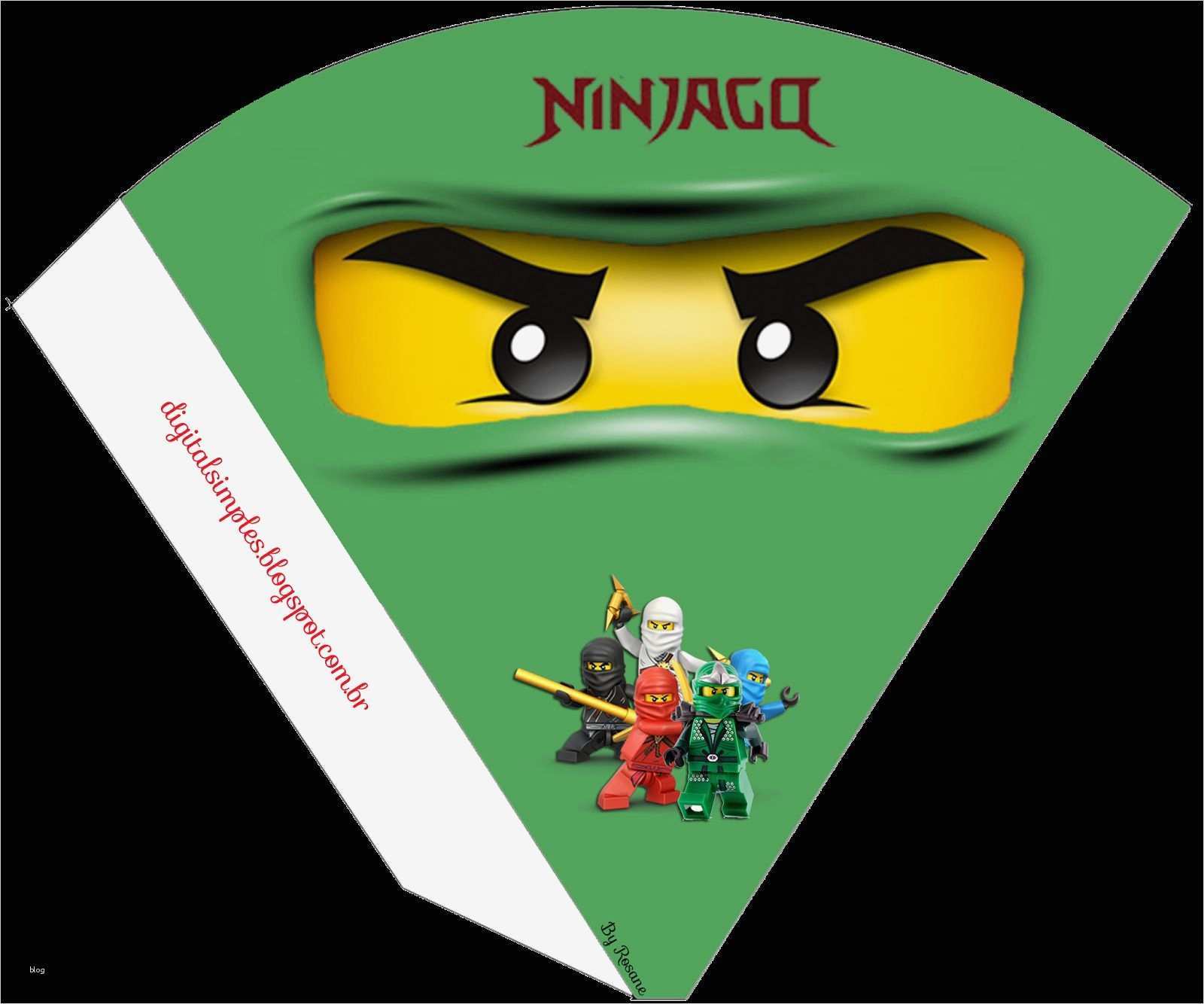 Lego Einladungskarten Vorlage Luxus Ninjago Einladungskarten Vorlage