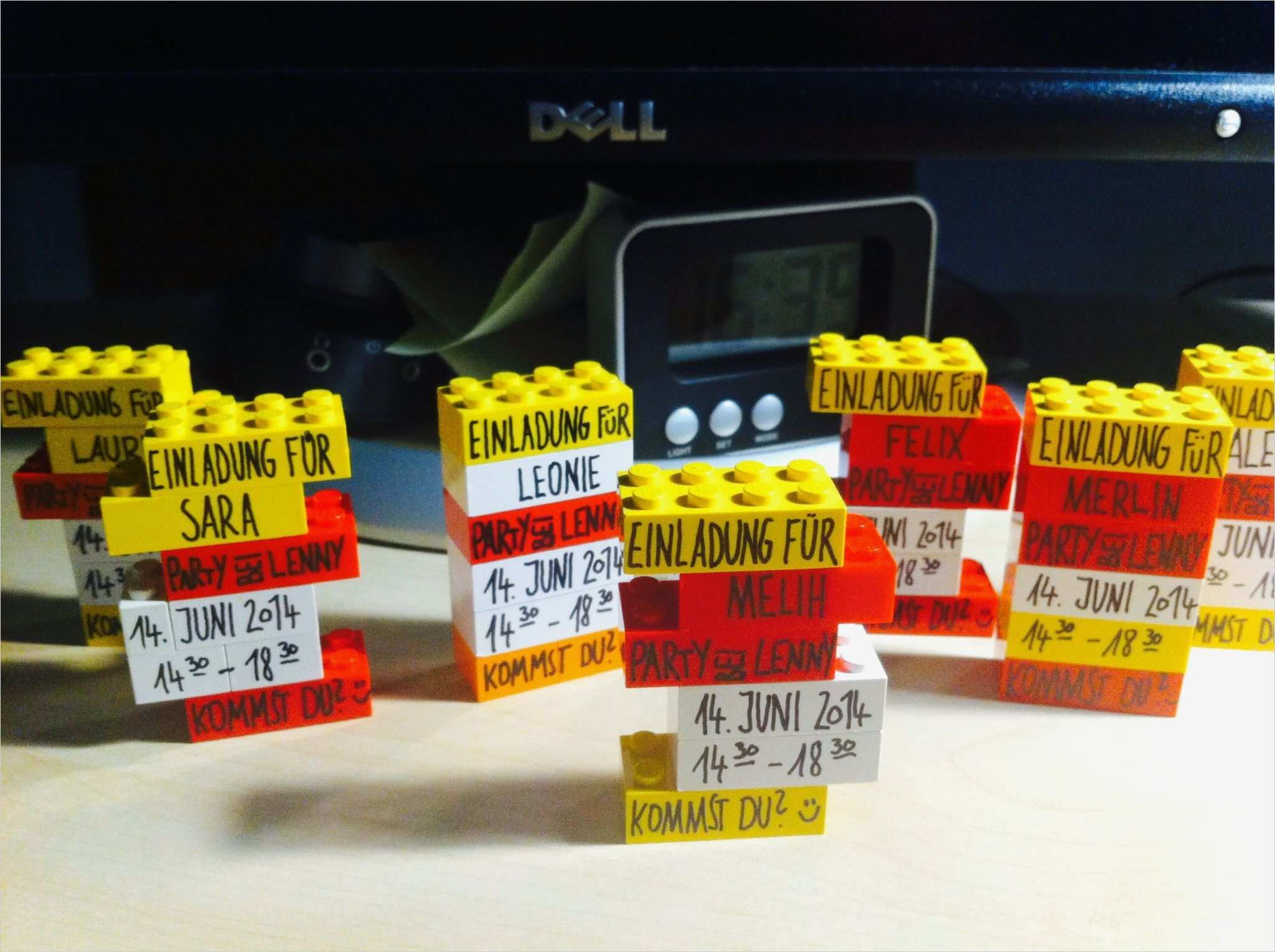 Lego Einladungskarten Vorlage Wunderbar Einladung Lego Party Geburtstag T Und E