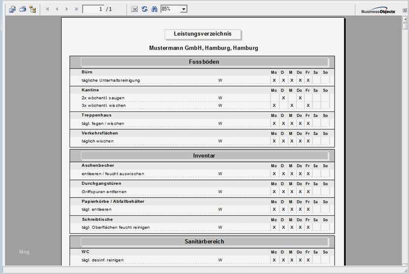Leistungsbeschreibung Vorlage Neu Kalkulationssoftware Für Gebäudereinigung Clean Calc