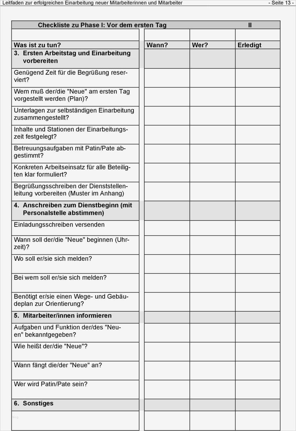 Leistungsbeurteilung Mitarbeiter Vorlage Best Of Leitfaden Zur Erfolgreichen Einarbeitung Neuer