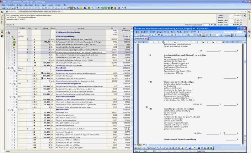 Leistungsverzeichnis Vorlage Excel Genial Cosoba Kostenfreie Trialversion Der Ava software Ava