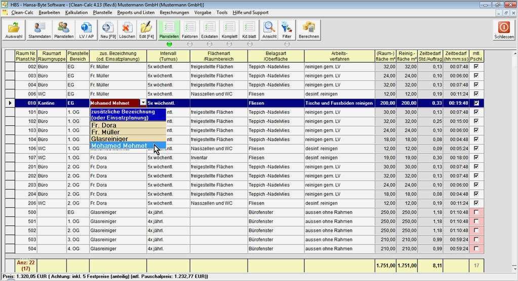 Leistungsverzeichnis Vorlage Schön Kalkulationssoftware Für Gebäudereinigung Clean Calc