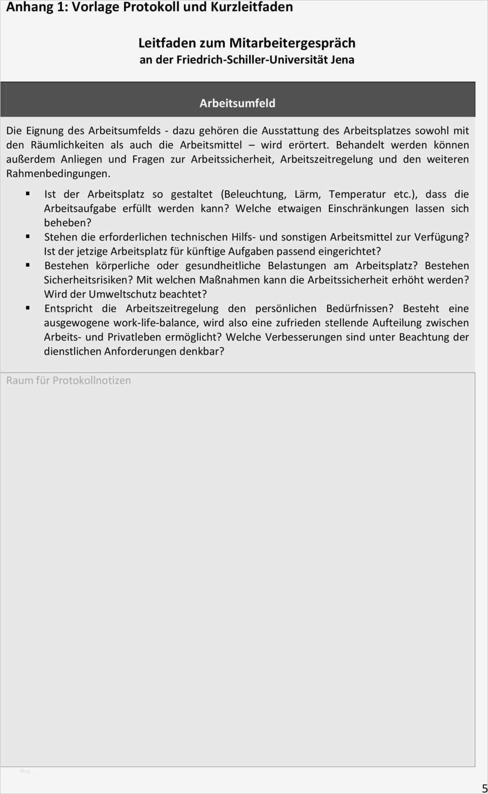 Leitfaden Mitarbeitergespräch Vorlage Elegant Friedrich Schiller Universität Jena Leitfaden Für