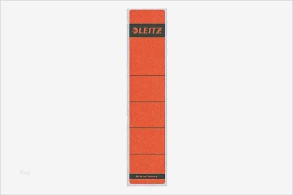 Leitz ordner Rückenschilder Vorlage Neu Leitz ordner Rückenschilder Rot 39x191mm 10et
