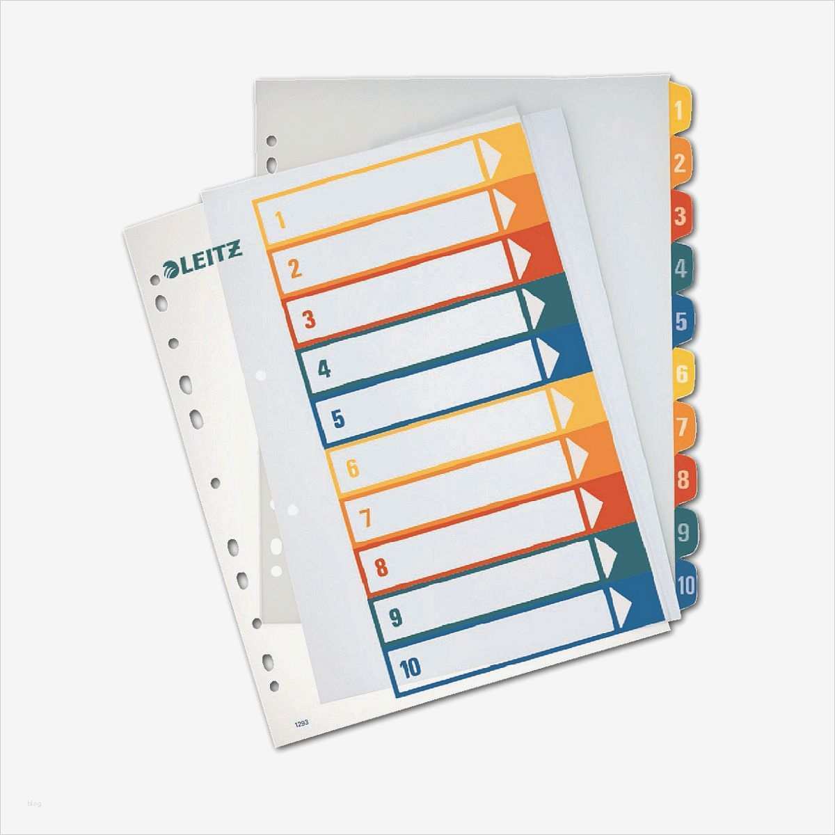 Leitz Register 1 10 Vorlage Cool Leitz Register 1293 A4 überbreit 1 10 10 Teilig