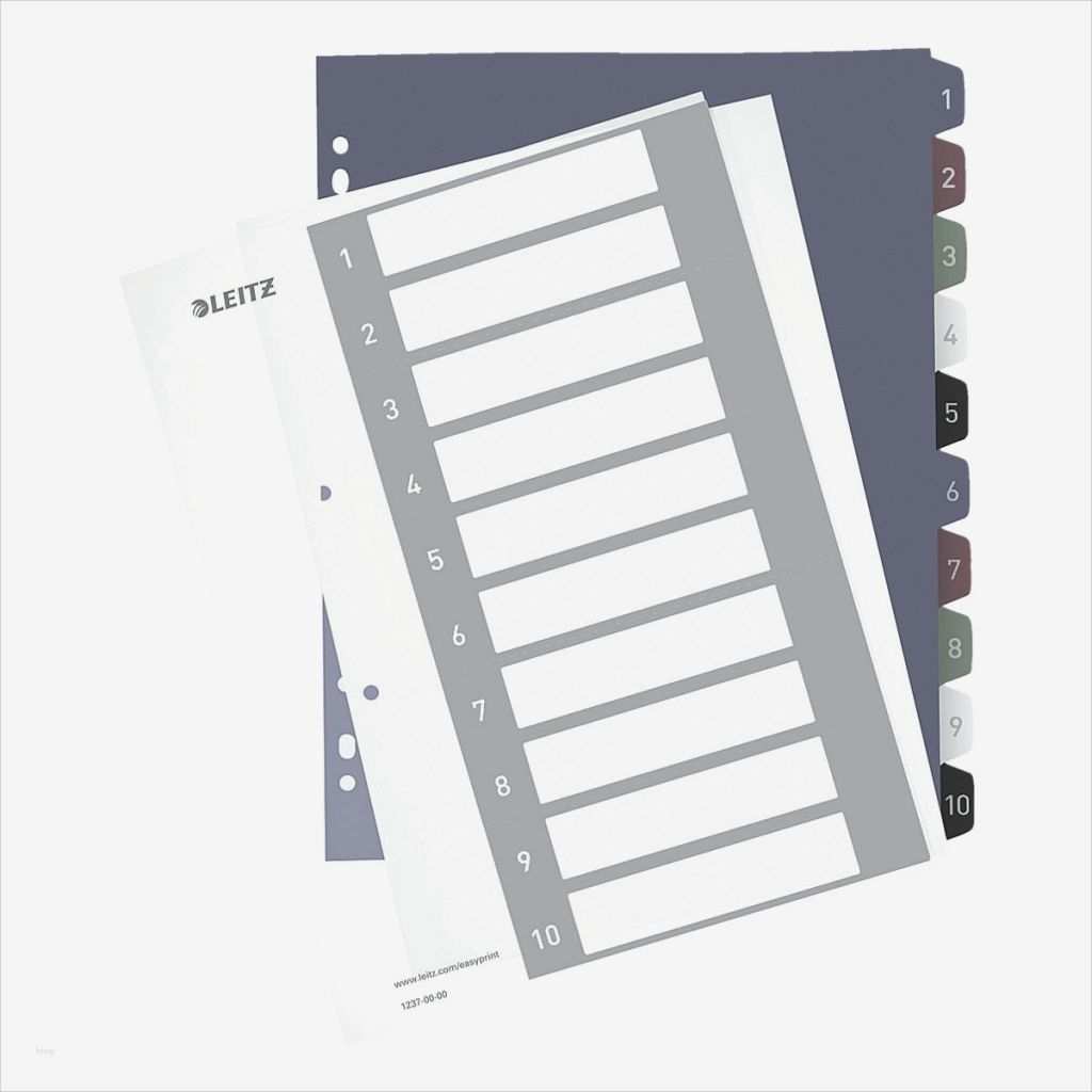 19 Erstaunlich Leitz Register 1 10 Vorlage Modelle 1 Leitz Register 1 10 Vorlage Großartig Leitz Register Style 1237 A4 überbreit 1 10 10 Teilig