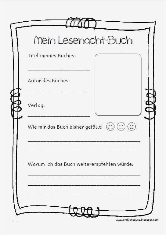 Lesetagebuch Vorlage Genial Endlich Pause Lesenacht Deutschunterricht