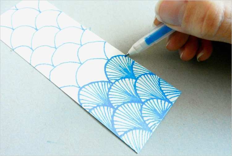 Lesezeichen Vorlage Hübsch Lesezeichen Basteln 26 tolle Ideen Aus Papier Stoff